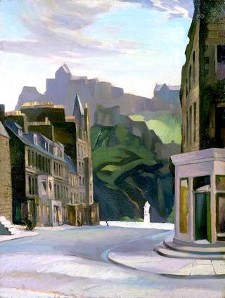 Edinburgh from Castle Street (verso)