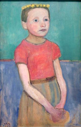 Portrait of a 12-year-old Italian girl