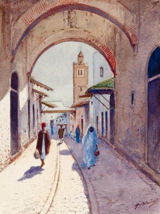 Street in Tunis (Rue à Tunis)