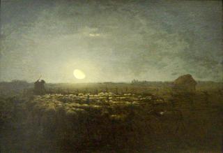 Le parc au moutons à clair de lune