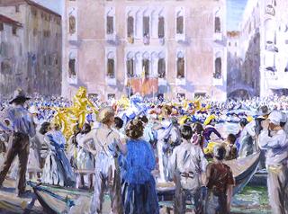 Regatta on the Grand Canal, Venice