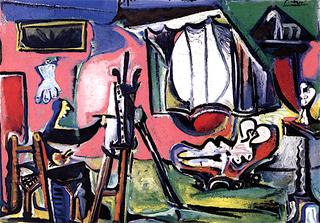 The Painter and His Model in the Studio