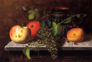 Still Life with Fruit and Vase