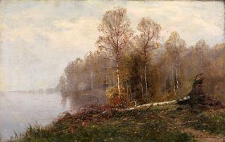Mist. By the Lake