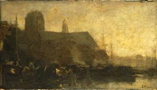 Ships in the Port of Dordrecht