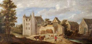 View of the Artist's House 'de Trij Toren', near Perk