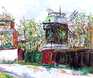 The Moulin de la Galette in Montmartre
