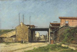 Relèvement du chemin de fer de ceinture, Station du Bel Air et rue Montempoivre