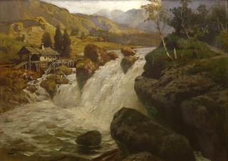 Mill at a River