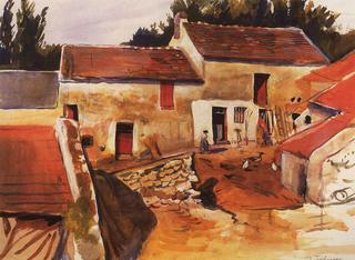 Fresnel. A peasant farm