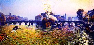 Pont-Neuf, Autumn, Laundry Boat