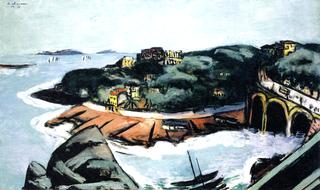View of the Outskirts of Marseille by the Sea