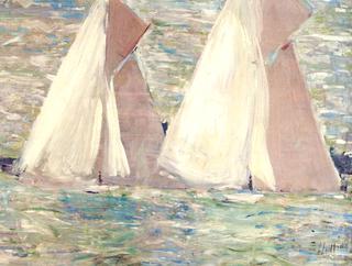 Regatta at Cowes (study)