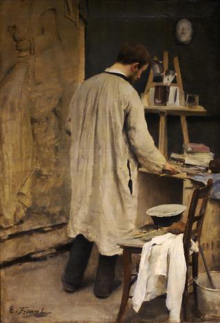Portrait of Sculptor Ernest Bussière
