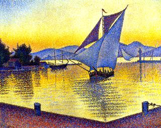 The Port at Sunset, Saint-Tropez, Opus 236