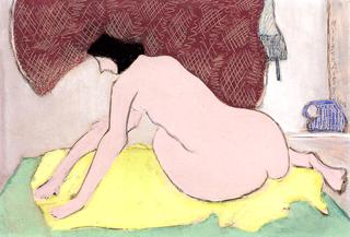 Nude on a Yellow Blanket