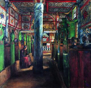 Interior frm Uvdal Stave Church