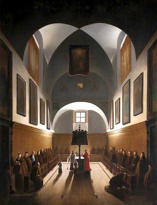 The Choir of the Capuchin Church in Rome