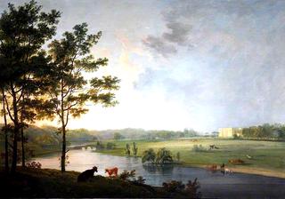Burton Constable Seen from the Lake
