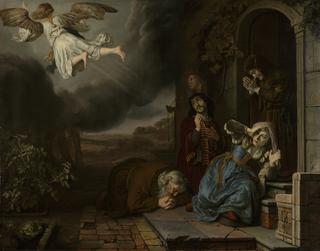 The Angel Taking Leave of Tobit and His Family