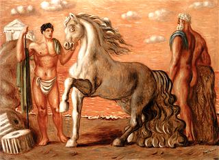 Horse and Figures at the Seashore