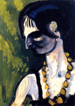 Woman with a Yellow Necklace