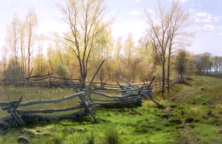 Springtime Woods and Pasture