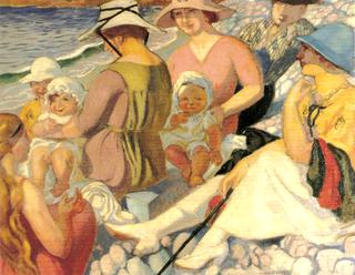 Sur la plage