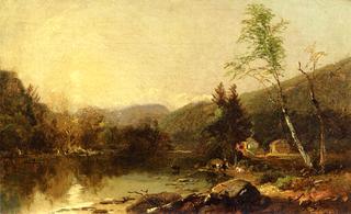 Study for "View of the Valley of the White Mountains, New Hampashire, 1857'