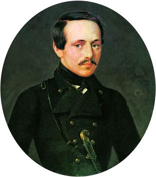 Portrait of Poet Mikhail Lermontov