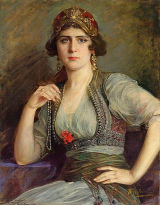 Portrait of Queen Marija Karadordevic of Yugoslavia