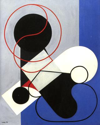 Composition with a Black Line