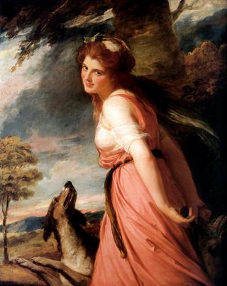 Emma as a bacchante