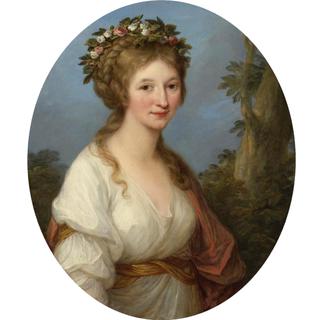 Portrait of Dorothea von Medem, Duchess of Courland