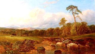 Landscape with Men and Cattle