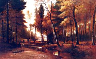 Autumn Picnic along the Stream