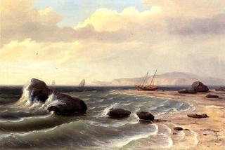 An American Shore Scene