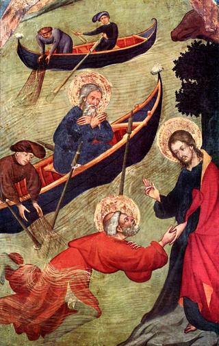 Jesus Supports Peter on the Water
