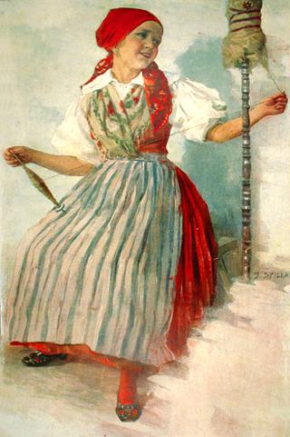 Chodská přadlena