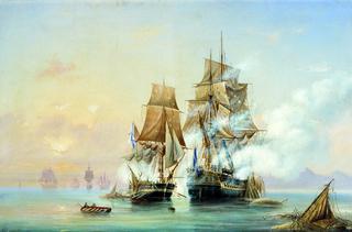 The Mercury Cutter Seizing Sweden's Venus Frigate, 1789
