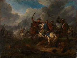 Fight between Horsemen