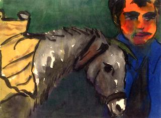 Italian Boy with a Donkey