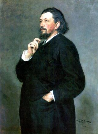 Portrait of Music Editor and Patron Mitrofan Petrovich Belyayev