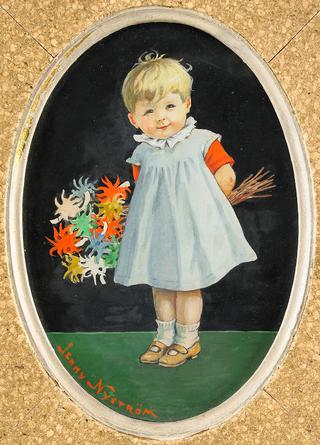 Girl with Flowers