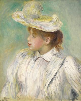 Young Girl in a Straw Hat