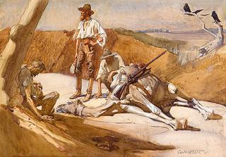 Burke and Wills on the Way to Mount Hopeless