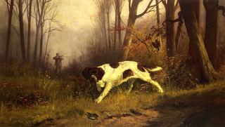 Dog with Hunter