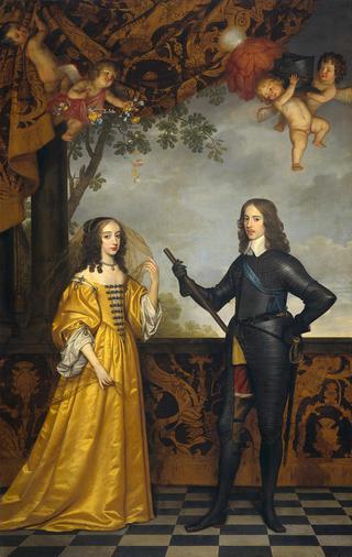 Willem II, prince of Orange, and his wife Maria Stuart