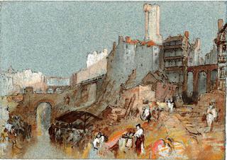Nantes, The Banks of the River Erdre and the Pont Sauvetot