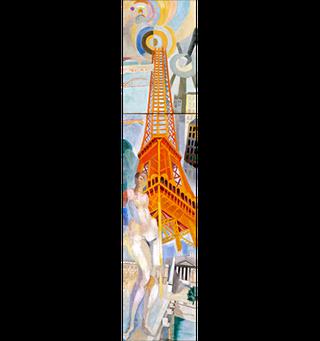 Paris, Woman and Eiffel Tower